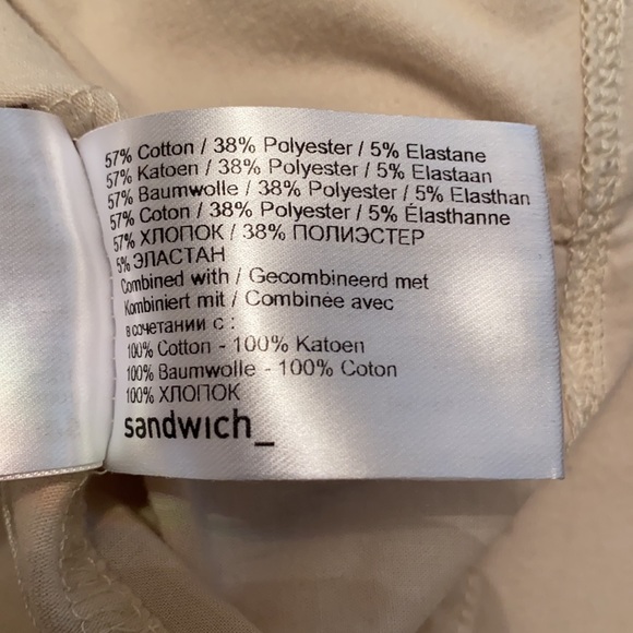 Sandwich Cream Long Sleeve Top - Picture 9 of 9